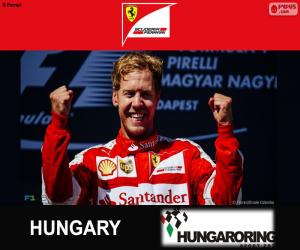 пазл Феттель Гран-при Венгрии 2015